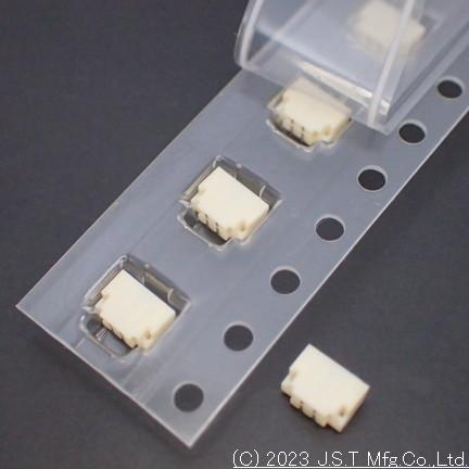 JST Manufacturing-SM02B-SURS-TF(LF)(SN) Embases de raccordement et réceptacles PCB Conn Shrouded Header (4 Sides) HDR 2 POS 0.8mm Solder RA Side Entry SMD T/R