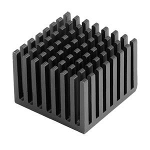 Same Sky (formerly CUI Devices)-HSB11-252518 Disipador de calor Heat Sink Passive BGA Pin Array Adhesive Aluminum 6063-T5 4.5°C/W Black Anodized