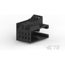 TE Connectivity-1-1564013-1 Einzeladersteckverbinder, Gehäuse Conn Housing RCP 8 POS 2.54mm Crimp ST Cable Mount Black Bag