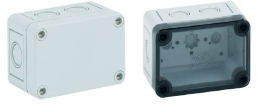 Altech Corporation-106-502 Scatole, contenitori e rack Light Gray/Transparent Polystyrene Wall Mount Enclosure