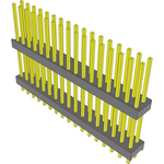 Conn Board Stacker HDR 34 POS 2.54mm Solder ST Top Entry Thru-Hole Bulk