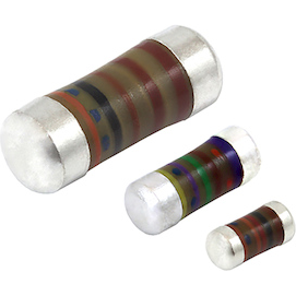 Vishay-MMU0102WC1821FB300 Widerstand, fest, Oberflächenmontage, einzeln Res Thin Film 0102(0805) 1.82K Ohm 1% 0.2W(1/5W) ±50ppm/°C Melf Pad SMD T/R Medical