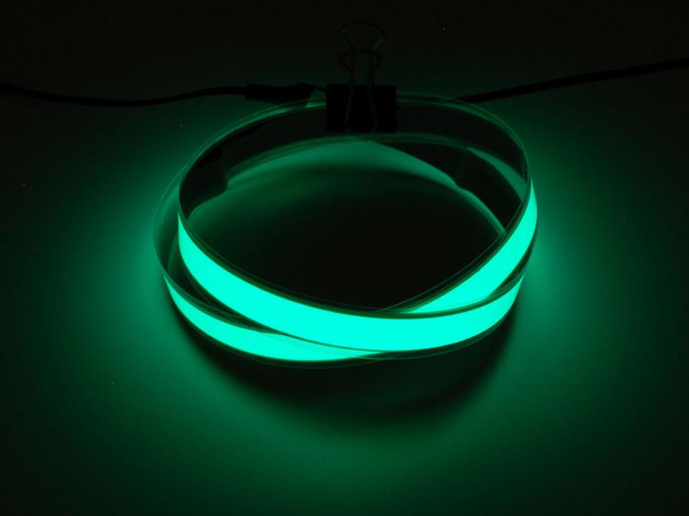 Adafruit Industries-446 Electroluminescent Indicators El Tape Strip Green Electroluminescent