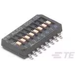 TE Connectivity-1-1571983-1 Interruttore DIP Switch DIP OFF ON SPST 8 Recessed Rocker 0.025A 24VDC Gull Wing 1.27mm SMD T/R