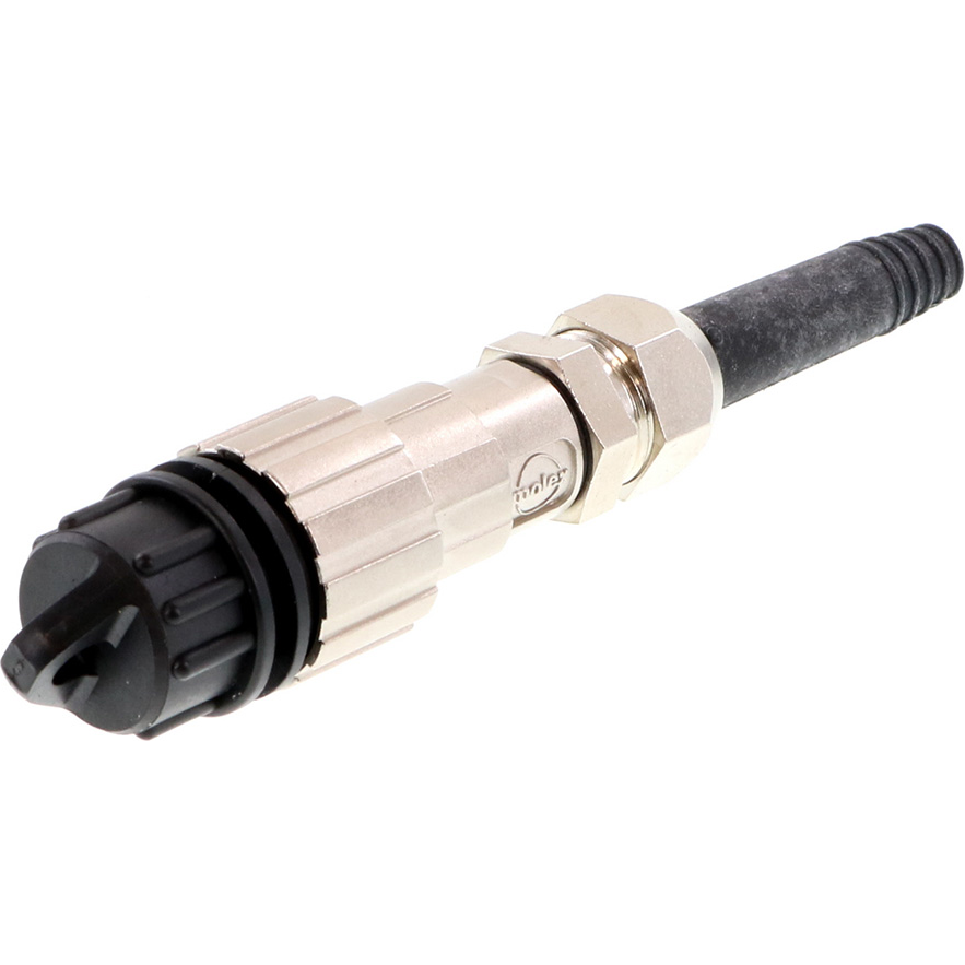 Molex-1060597100 Connector Fiber Optics Optical Industrial Plug Assembly, Metal Body, Outdoor Cable, LC, Multimode Male with Logo