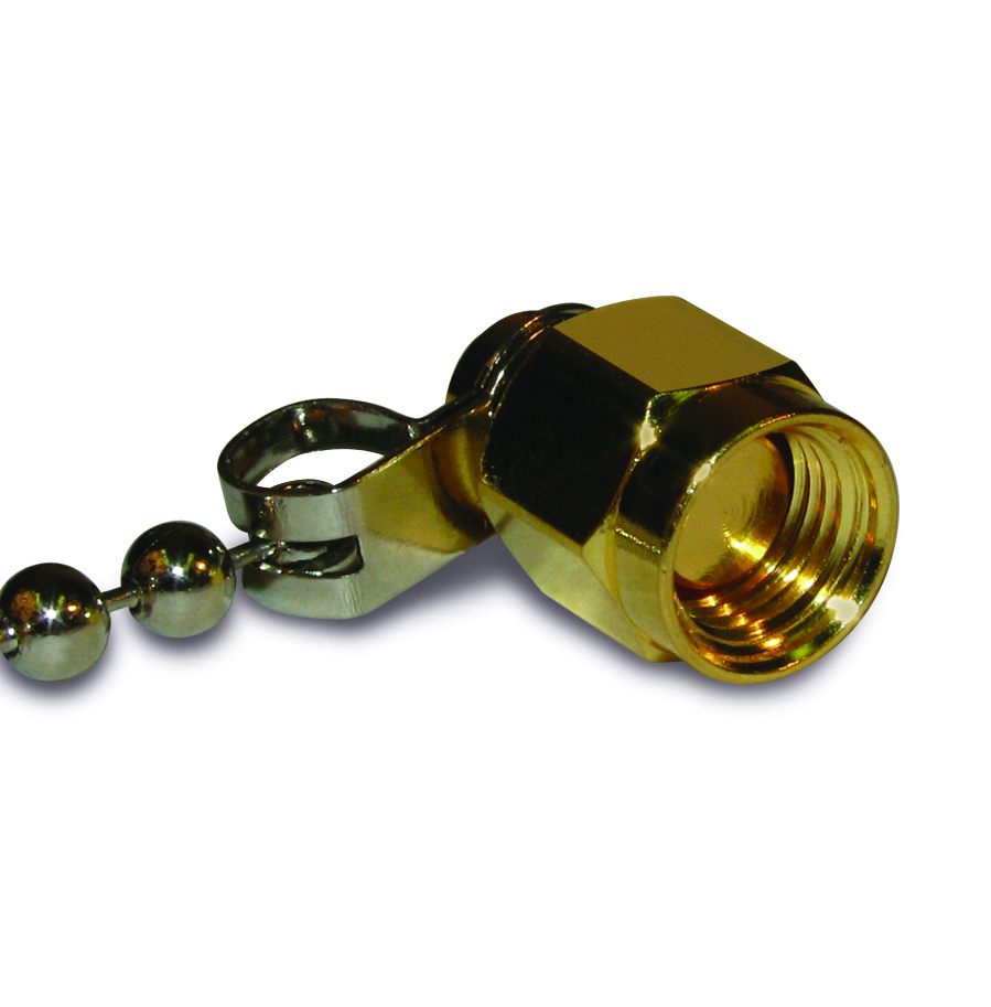 Amphenol RF-202112-10 Connector Accessories Connector Accessories Male Cap Straight Brass Gold