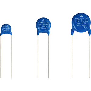 Vishay-WKO471MCPCRAKR Capacitor Ceramic Single Layer WKO471MCPCRAKR Vishay Capacitor Ceramic Single Layer 470pF 300VAC K4000 20% (8 X 5mm) Radial 7.5mm 125°C - Arrow.com