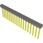 Conn Unshrouded Header HDR 18 POS 2.54mm Solder ST Top Entry Thru-Hole Bulk