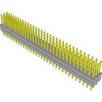 Conn Board Stacker HDR 96 POS 2mm Solder ST Top Entry Thru-Hole Bulk
