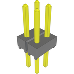 Conn Unshrouded Header HDR 4 POS 2.54mm Solder ST Top Entry Thru-Hole Bulk