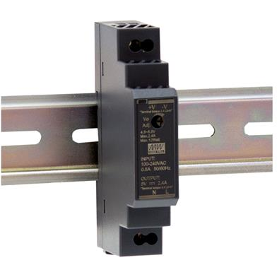 MEAN WELL-HDR-15-24 AC to DC Power Supplies AC/DC Power Supply Single-OUT 24V 0.63A 15.2W 4-Pin