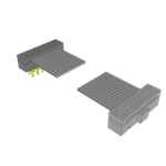 Cable Assembly 0.231m 28AWG 1mm 12 to 12 POS IDC Connector to IDC Connector F-M TIGER EYE™ Clamshell