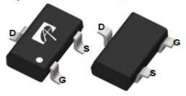 Alpha and Omega Semiconductor-AO7414 MOSFETs Trans MOSFET N-CH 20V 2A 3-Pin SC-70 T/R