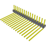 Conn Unshrouded Header HDR 16 POS 2.54mm Solder RA Side Entry Thru-Hole Bulk