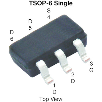 Vishay-SI3493DDV-T1-GE3 MOSFETs Trans MOSFET P-CH 20V 8A 6-Pin TSOP T/R