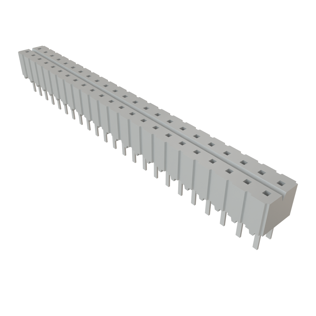 Samtec-CES-123-01-T-D Cabezales del conector y receptáculos PCB Conn Socket Strip SKT 46 POS 2.54mm Solder ST Top Entry Thru-Hole Tube