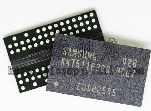 Samsung Electronics-K4T51163QI-HCE6 DRAM Chip DRAM Chip DDR2 SDRAM 512Mbit 32Mx16 1.8V 84-Pin FBGA