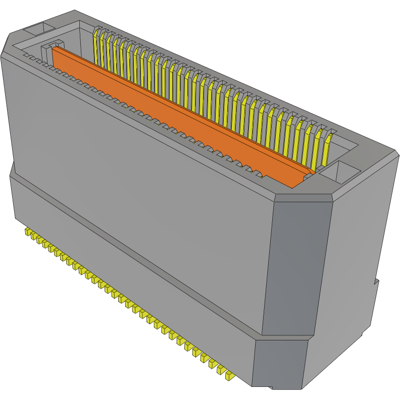 Samtec-QTH-030-03-L-D-A-TR Steckverbinderleisten und Leiterplattenbuchsen Conn Micro High Speed Terminal Strip HDR 60 POS 0.5mm Solder ST Top Entry SMD Q Strip® T/R