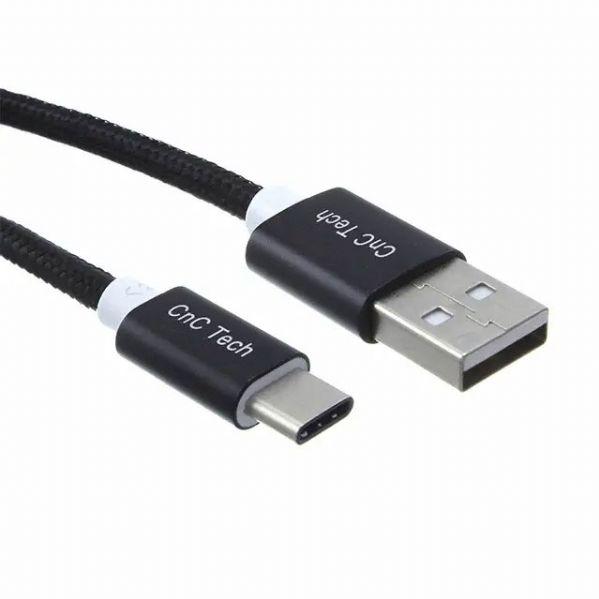 CnC Tech, LLC-105-1032-BL-B0150 Cable Assembly USB Cable Assembly 1.5m USB Type C to USB Type A 4 to 12 POS M-M 7AWG/34AWG