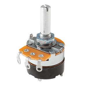 Same Sky (formerly CUI Devices)-PTN24B-B1025EB Gradateurs de résistance, de potentiomètres et de rhéostats Res Carbon Film POT 10K Ohm 20% 0.5W(1/2W) 1(Elec)/1(Mech)Turns 6mm (24 X 30.5 X 51.2mm) Pin Thru-Hole