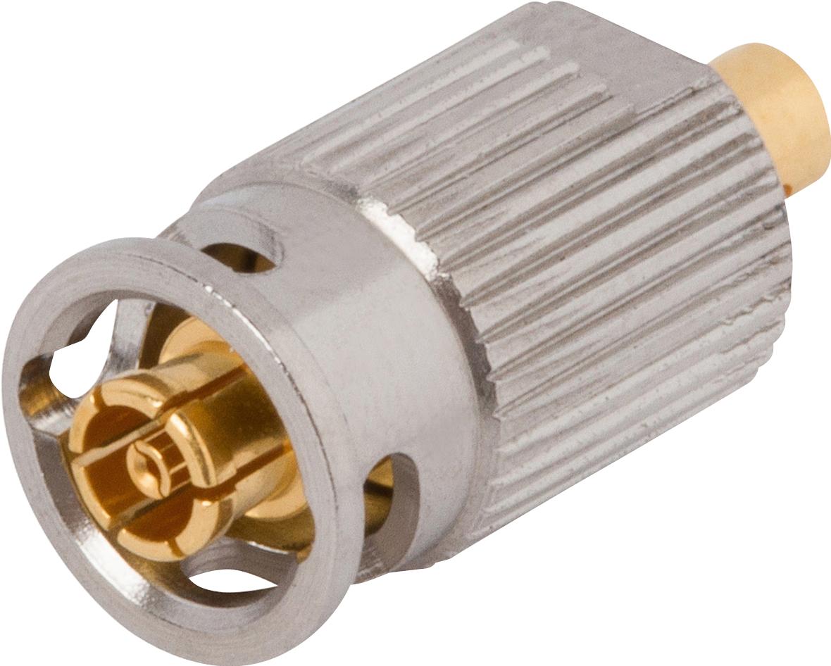 Amphenol SV Microwave-3221-60003 RF-Steckverbinder Conn SMPM 0Hz to 65GHz 50Ohm Solder ST Cable Mount F Gold Over Nickel Tray