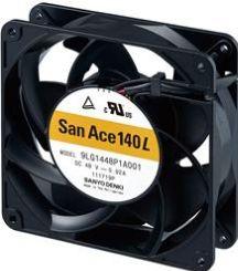SANYO DENKI-9LG1448P1A001 Sopladores y ventiladores DC Fan Axial Ball Bearing 48V 40.8V to 55.2V 282CFM 68dB 140 X 140 X 38mm Low Noise/High Air Flow/High Energy Efficiency/High Static Pressure