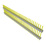 Conn Board Stacker HDR 40 POS 2.54mm Solder ST Top Entry Thru-Hole Bulk