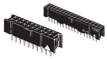 Omron-XG4H-3431-1 Steckverbinderleisten und Leiterplattenbuchsen Conn Socket Strip SKT 34 POS 2.54mm Solder ST Top Entry Thru-Hole
