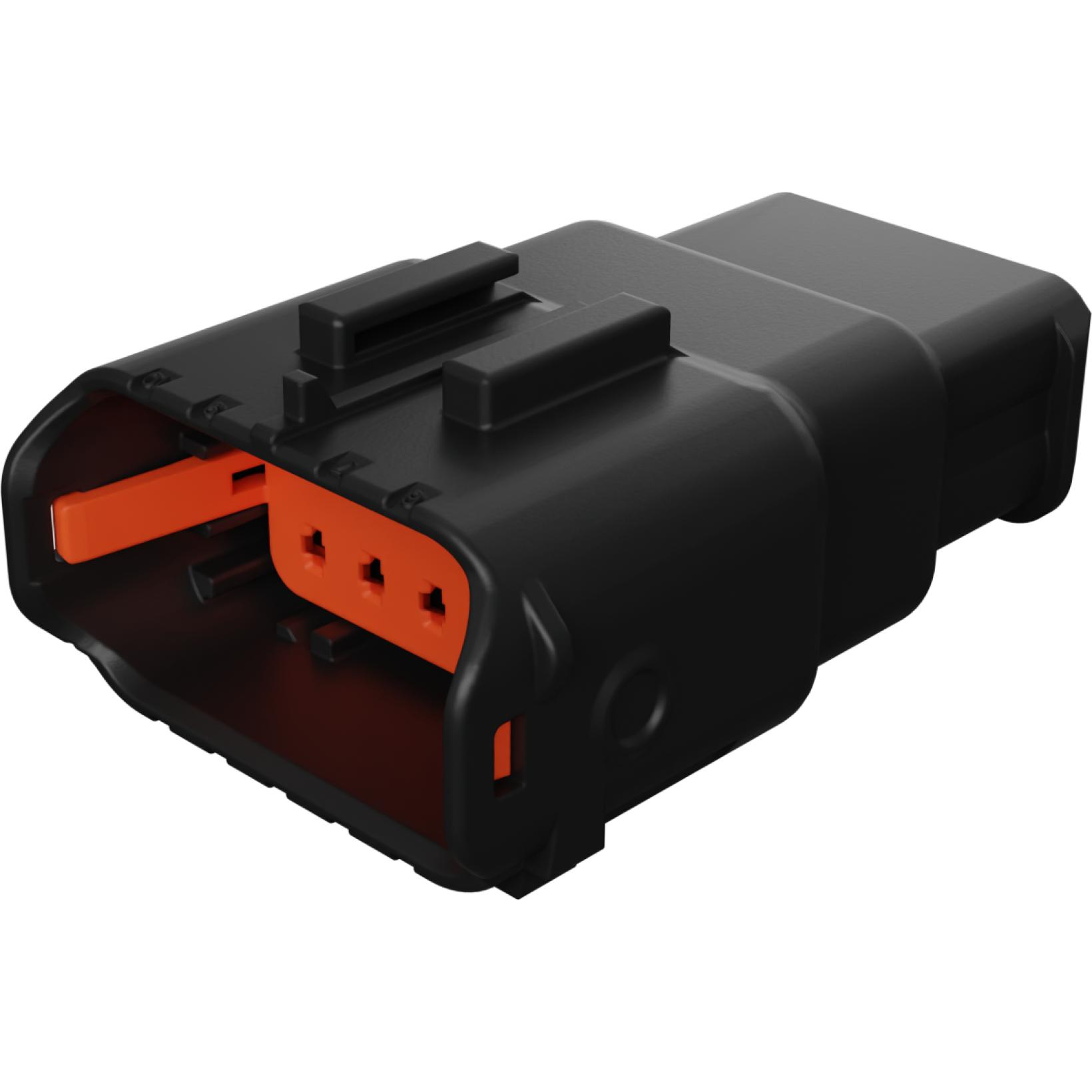 Molex-0987891201 Connector Discrete Wire Housing Conn Housing PL 10 POS 4.25mm Crimp ST Cable Mount Black Bag