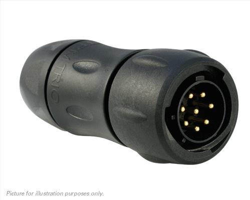 SOURIAU-UTS6JC128P Steckverbinder, rund Conn Circular PIN 8 POS Crimp ST Cable Mount 8 Terminal 1 Port