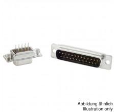 CONEC-242A10030X Conector D-subminiatura Conn D-Sub SKT 25 POS Solder ST Thru-Hole 25 Terminal 1 Port