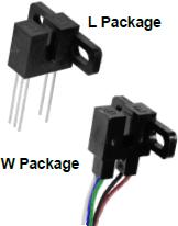 Optek Technology-OPB930W55Z Lichtschranke Photointerrupter Transmissive 3.18mm Photologic, Totem Pole, Buffer 5-Pin Bag