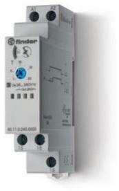 Finder-80.11.0.240.0000 Zeitrelais Time Delay Relay 24 to 240VDC 24 to 240VAC 16A SPDT(17.5x60.8x88.8)mm DIN Rail