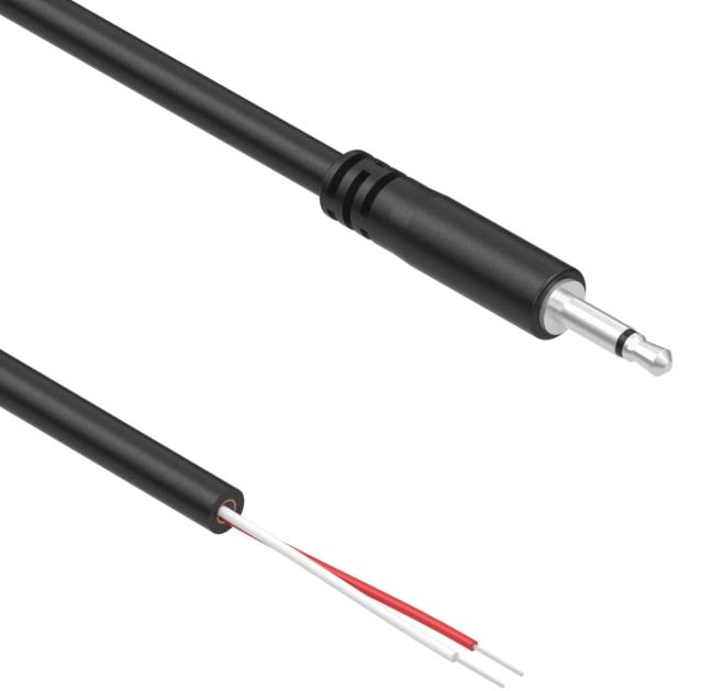 Tensility International-10-00343 Cable Assembly Audio Round 1.83m 2.5mm Mono 2 POS PL 28AWG