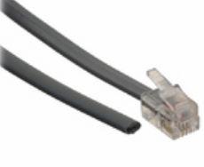 Assmann WSW components, Inc-AT-S-26-4/4/S-7 Andere Kabelbaugruppen Cable Assembly Modular UTP 2.13m 26AWG RJ-10 to RJ-10 4 to 4 POS M-M Crimp-Crimp Bag