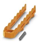 PHOENIX CONTACT-2201795 null DIN rail housing, 7U, Lock and Release system, width: 16.1 mm, height: 89.95 mm, depth: 8.8 mm, color: orange (2003)