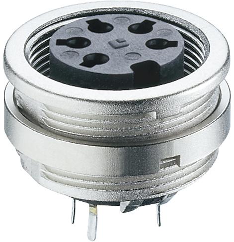 Lumberg-KFR 30 Connettore circolare Conn Circular SKT 3 POS Solder ST Wall Mount 3 Terminal 1 Port Box