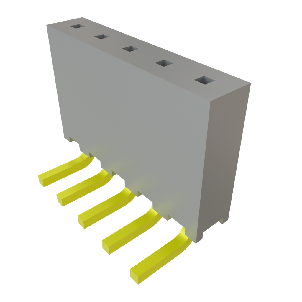 Samtec-TMM-105-01-F-S-RA Piastre connettori e prese PCB Conn Unshrouded Header HDR 5 POS 2mm Solder RA Side Entry Thru-Hole Bulk