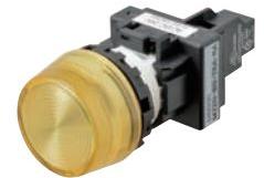 Omron-M22N-BP-TAA-AC Indicadores de conmutador Switch Indicators 24VAC/24VDC LED Round Screw Panel Mount with Threads