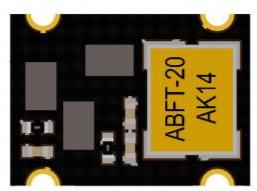 Abracon-ABFT-20.000MHZ-T2 Taktgeneratoren und -Synthesizer Clock Generator 9.9998MHz to 10.0002MHz-IN 4-Pin SMD T/R