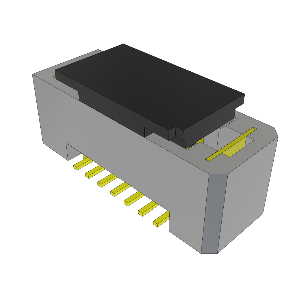 Samtec-TFM-107-02-S-D-WT-P Piastre connettori e prese PCB Conn Shrouded Header (4 Sides) HDR 14 POS 1.27mm Solder ST Top Entry SMD TIGER EYE™ Tube