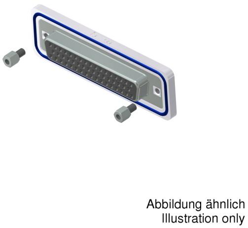 CONEC Elektronische Bauelemente GmbH-6STD50SAM99B20X Connector D-Subminiature D-SUB Connectors, Female, Solder Cup, 50 POS, Copper Alloy