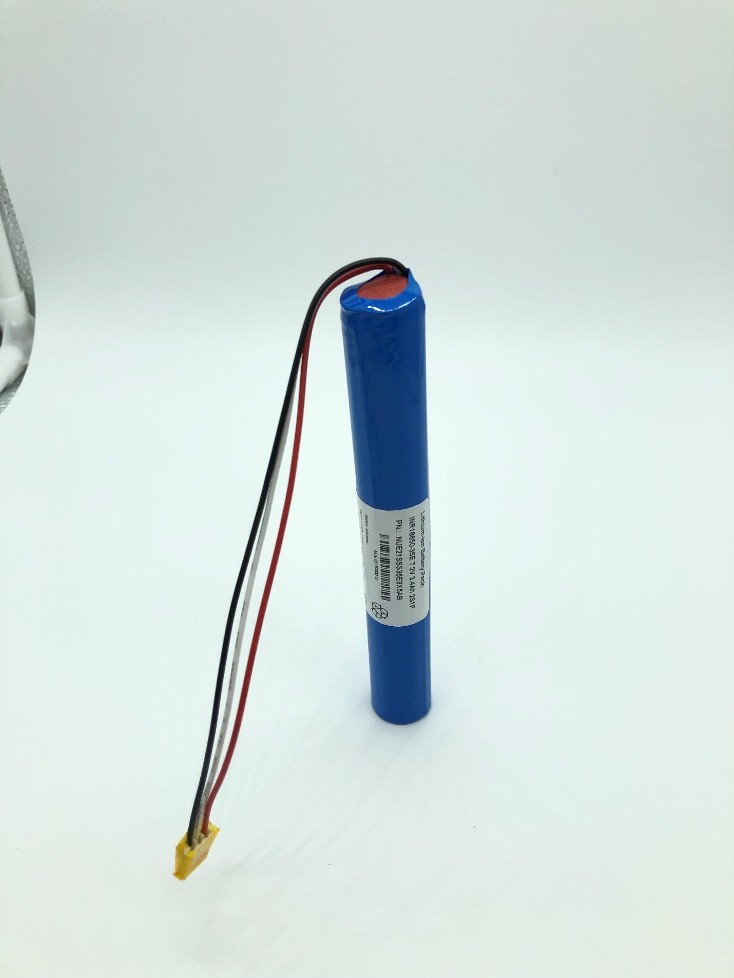 NuEnergy Storage Technologies LLC-NUE21SSS35E3X5AB Batteries Lithium Battery Cylindrical 7.2V 3.4Ah Rechargeable