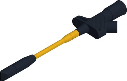 SKS Kontakttechnik-KLEPS 2700 BLACK Steckverbinder, elektronisches Testgerät Conn Test Probe F 1 POS ST Cable Mount 1 Port