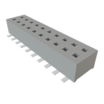 Conn Socket Strip SKT 20 POS 1.27mm Solder ST Top Entry SMD TIGER CLAW™ Tube