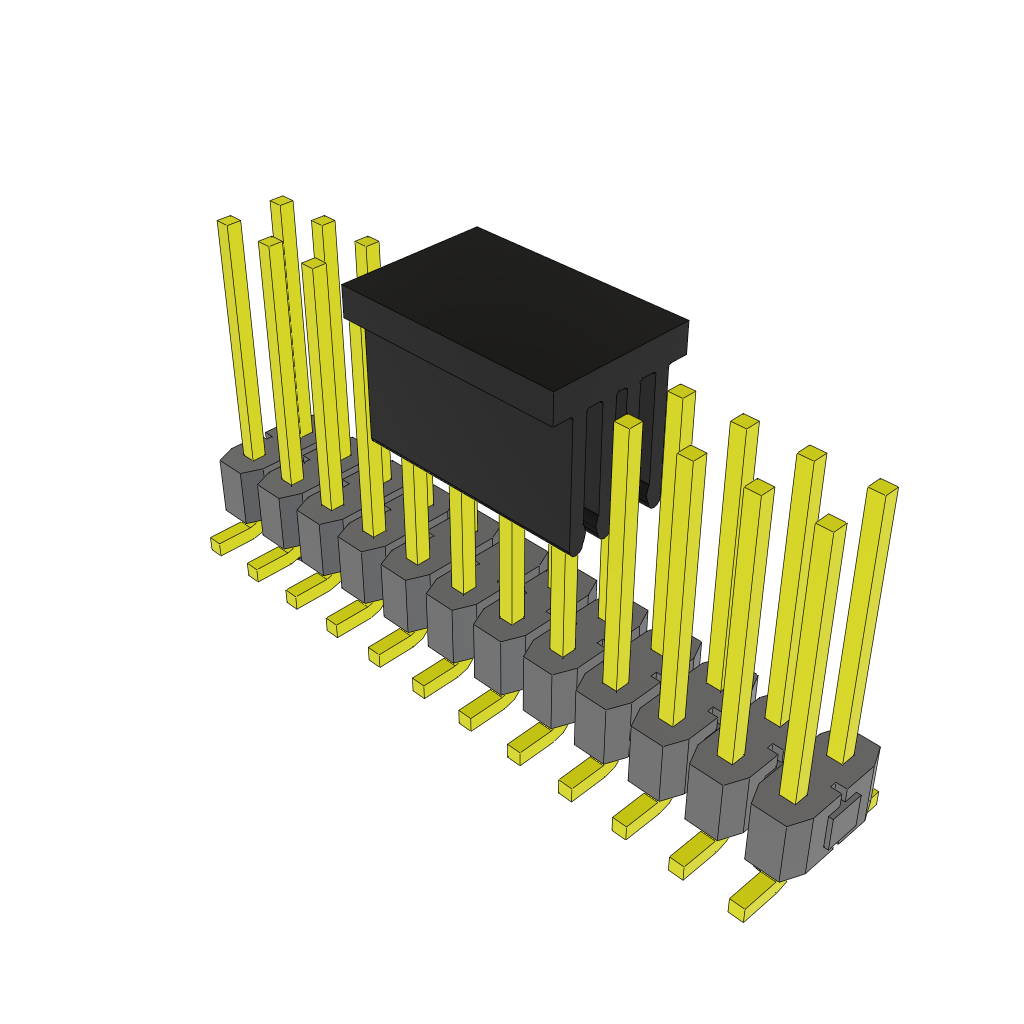 Samtec-TSM-112-03-S-DV-A-P-TR Steckverbinderleisten und Leiterplattenbuchsen Conn Unshrouded Header HDR 24 POS 2.54mm Solder ST Top Entry SMD T/R