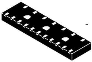 onsemi-MG2040MUTAG ESE-Entstörer ESD Suppressor Diode Array Uni-Dir 5V 18-Pin UDFN EP T/R