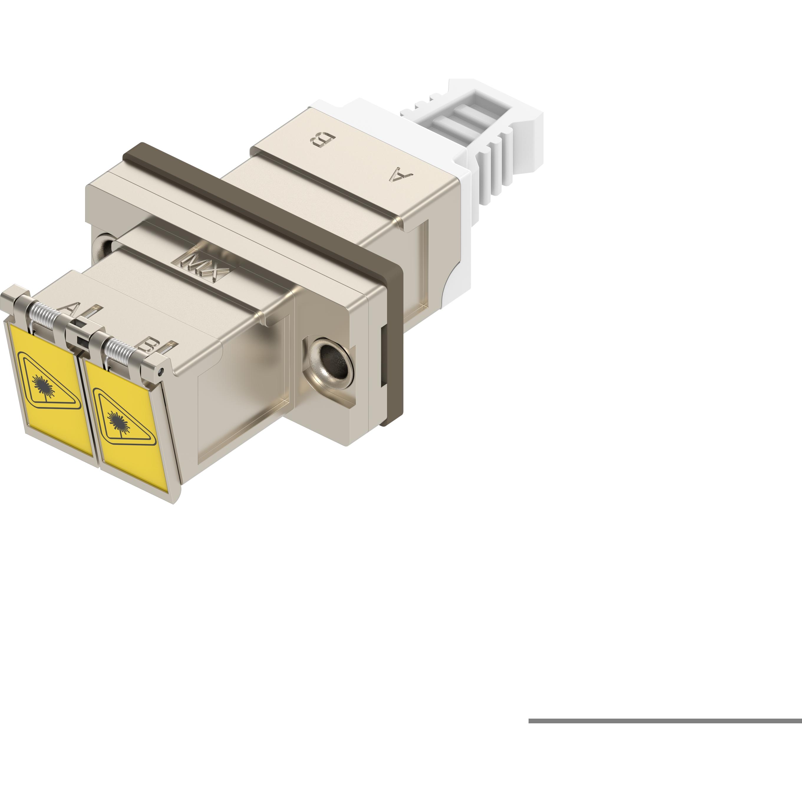Molex-1061151127 Steckverbinder, LWL Conn LC Adapter Single Mode Duplex RCP/RCP Screw ST Flange Mount Tray