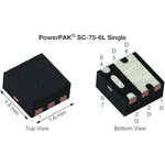 Trans MOSFET P-CH 12V 9A 6-Pin PowerPAK SC-75 T/R