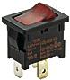 Marquardt Switches-1890-1104 Switch Rocker Single-Pole Rocker Switch Illuminated with LED